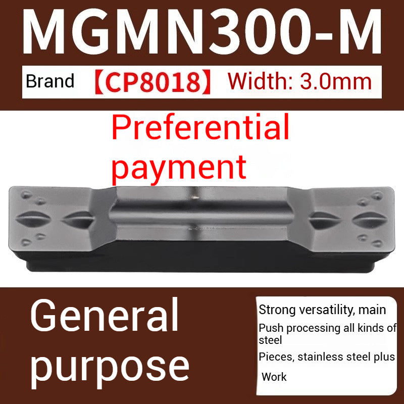 1031-CNC grooving cut-off inserts lathe end face clamp cutter grain mgmn300-m steel parts stainless steel cutter head Shandong Denso Pricision Tools Co.,Ltd.